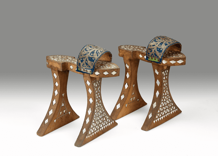 Bath clogs, Turkey or Syria, 1800-1900